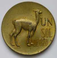 Peru 1 sol de oro 1966 - lama