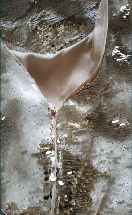 Шикарное платье рыбка в пайетки выпускное випуск нарядное сукня вечірн