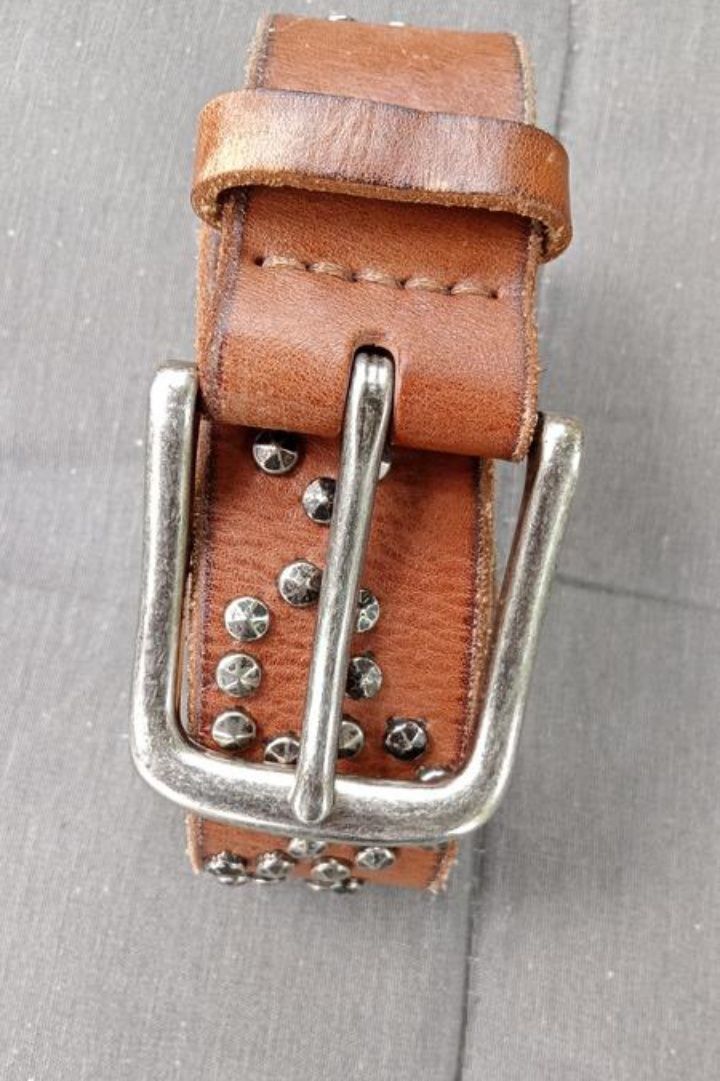 оригинальный кожаный ремень пр.cowboy belt, голландия, кожа/металл.зак