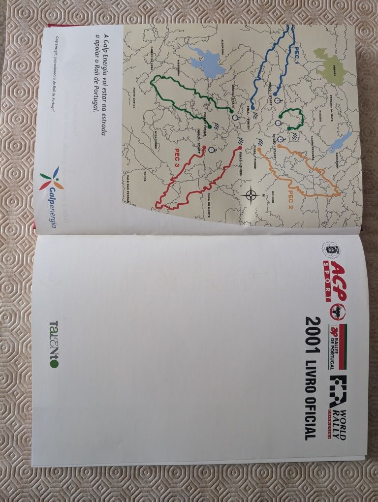Livro Oficial Rally de Portugal 2001 – Edição Record