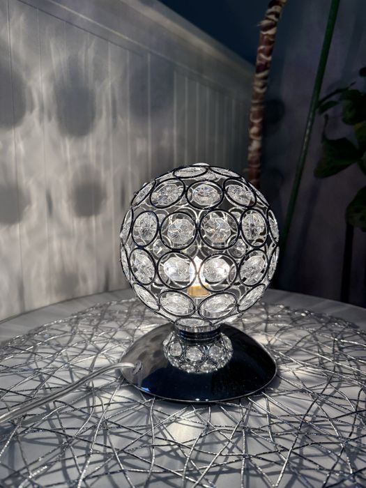 Zestaw oświetleniowy lampka nocna lampka wisząca kryształkowa