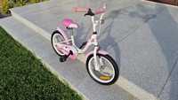 Rower dla dziewczynki ROMET TOLA 16'' Biało - Różowy