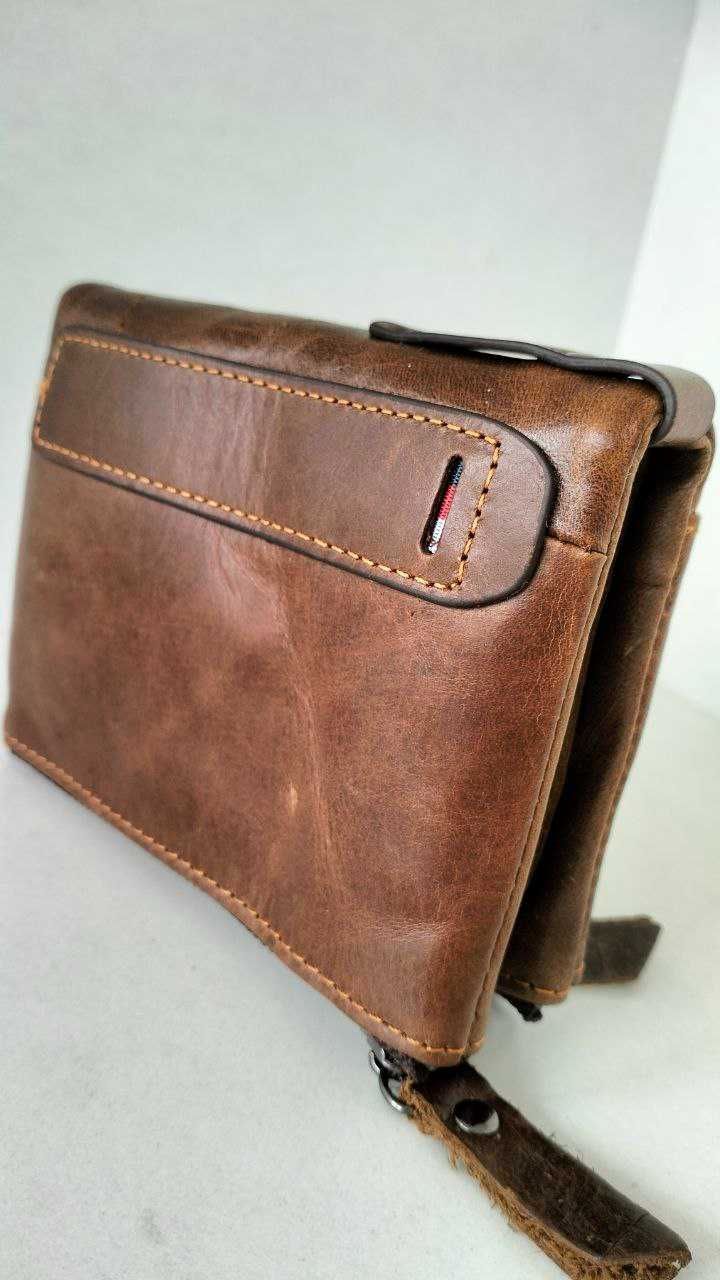 Кожаный кошелёк, гаманець шкіряний, гарний подарунок.