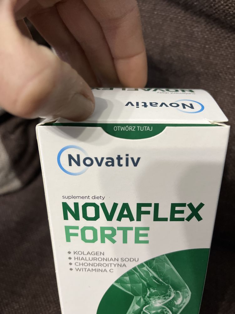 Novaflex Forte Novativ 120 kap. pomaga w odbudowie chrząstki stawowej