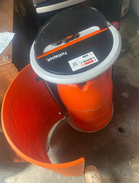 Aquecedor com botija de gás