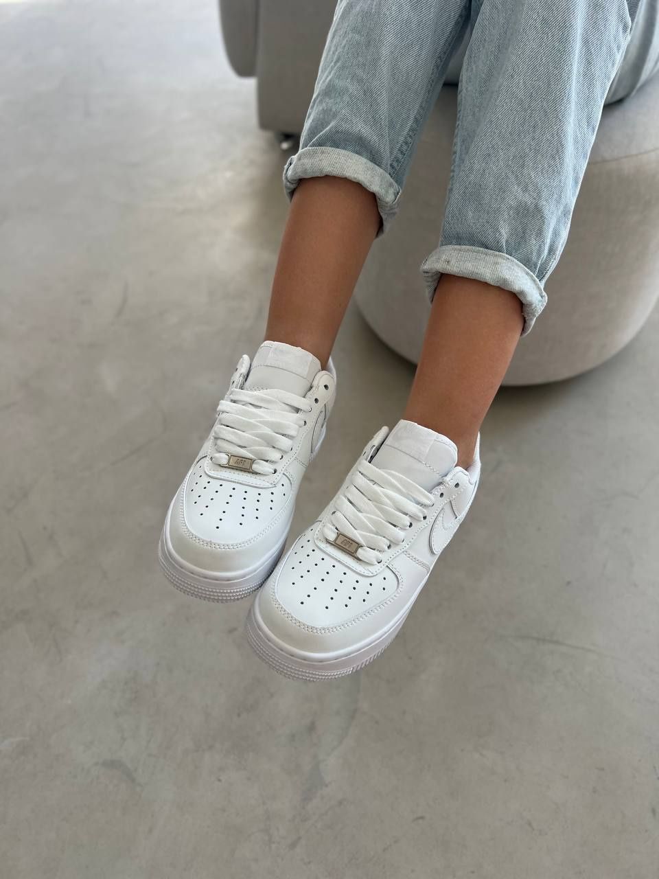 Кросівки Nike Air Force White кроссовки Найк женские мужские