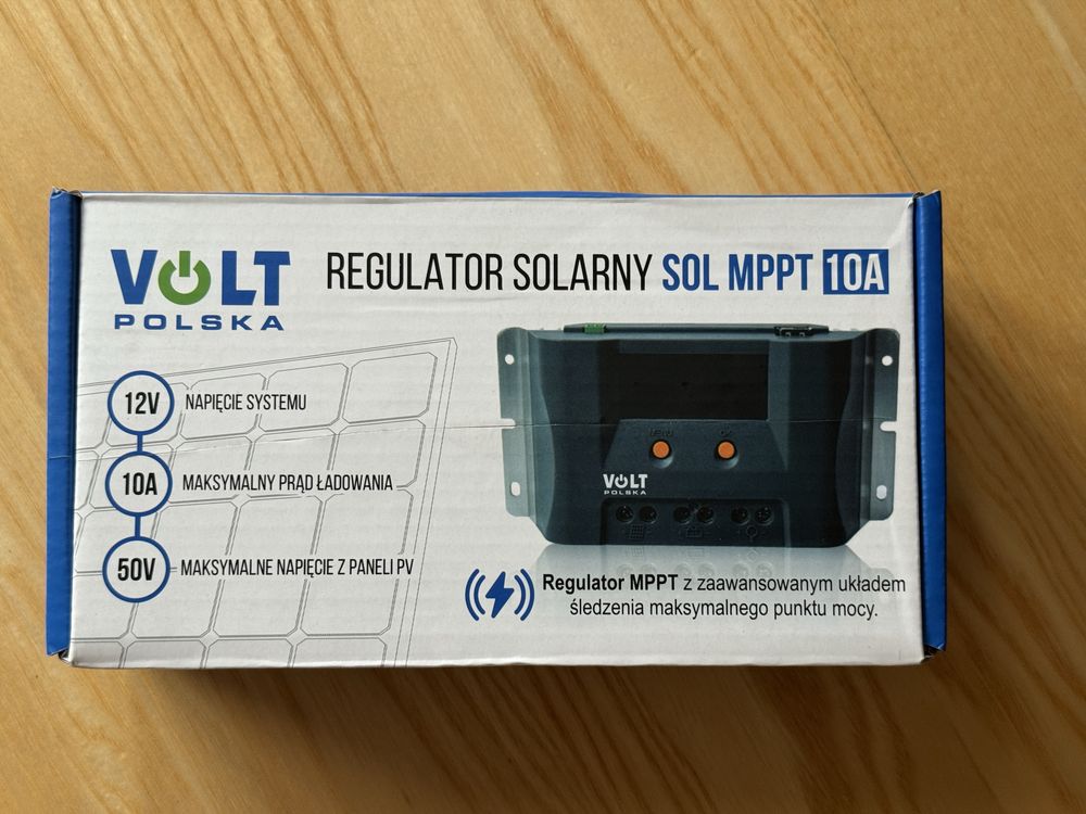 VOLT MPPT 10A Regultor solarny (kamper, fotowoltaika, jak nowy)
