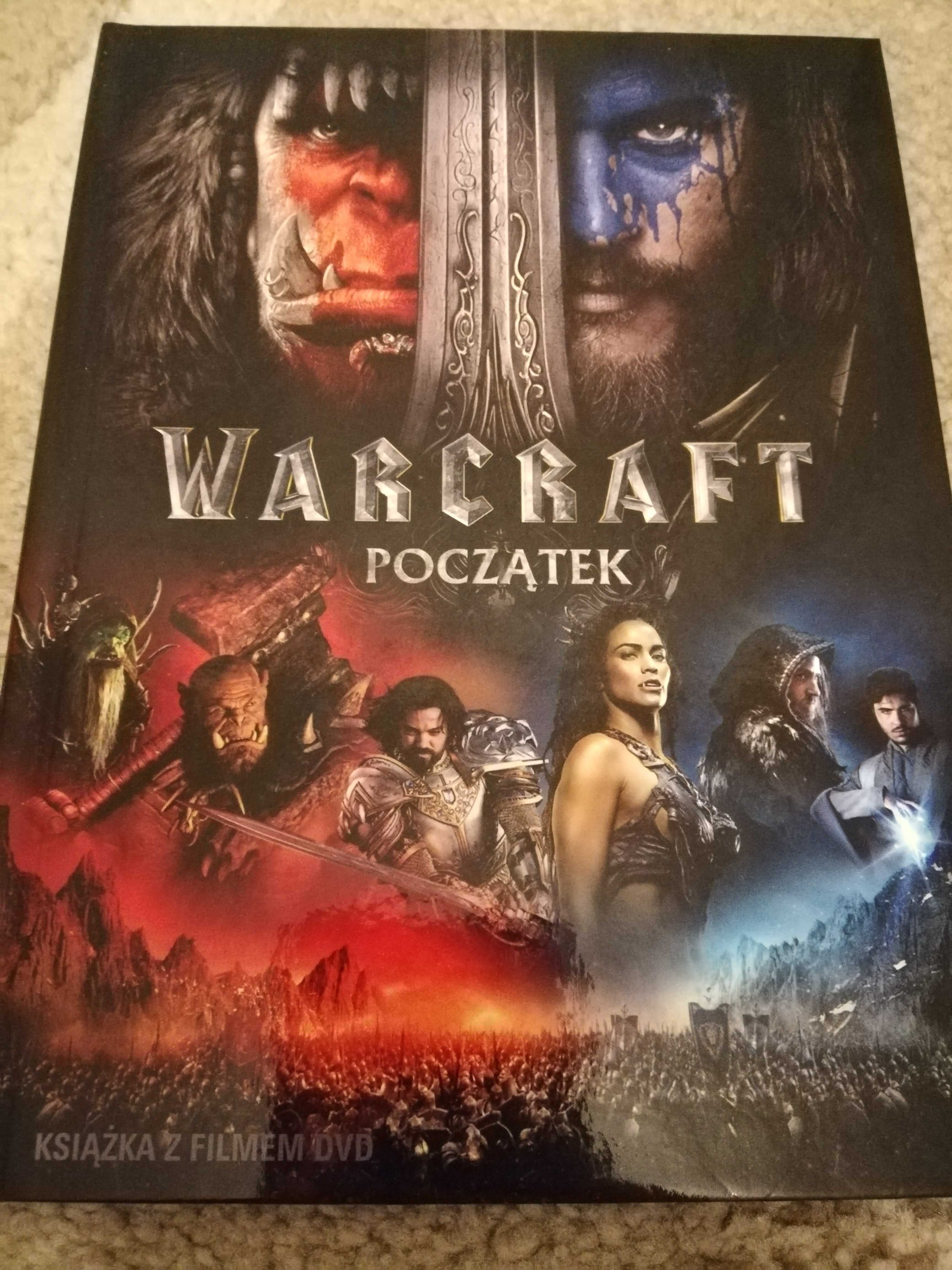 Książka z filmem Warcraft: Początek DVD