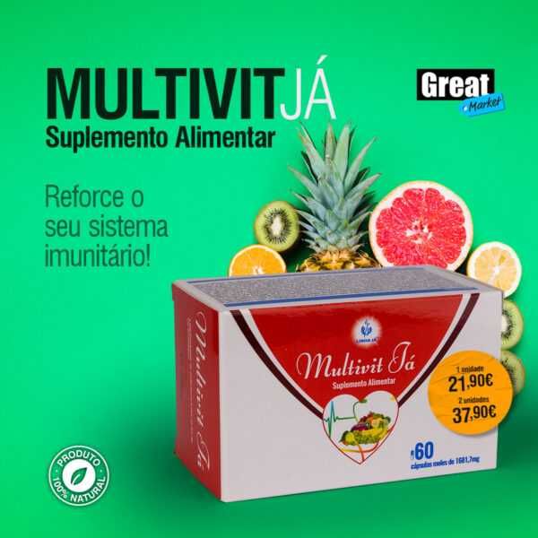 MULTIVIT JÁ – 60 CÁPSULAS MOLES (1681,7mg)