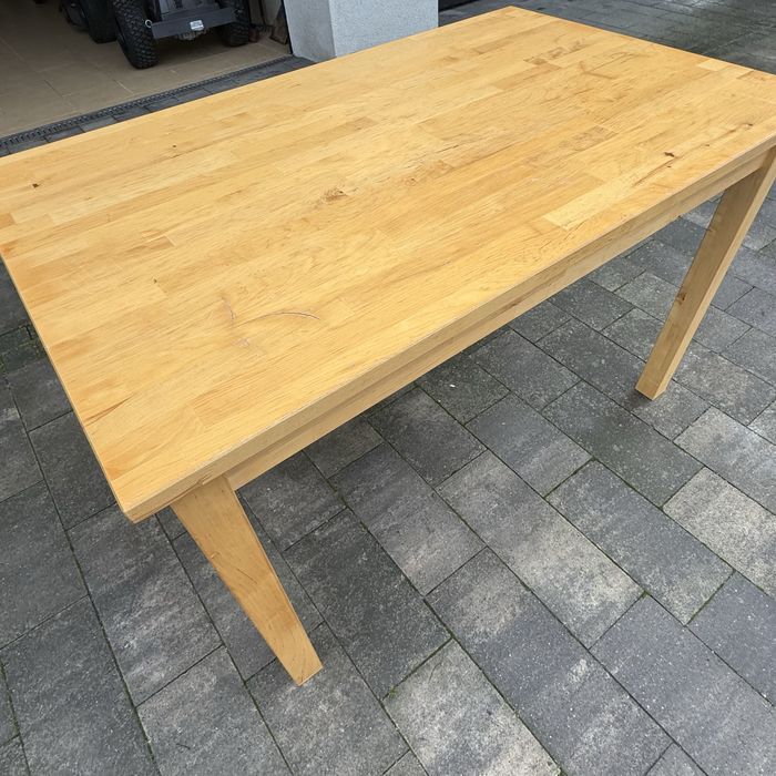 Stół drewniany IKEA 119 x 74 x 74 cm Bjorkudden