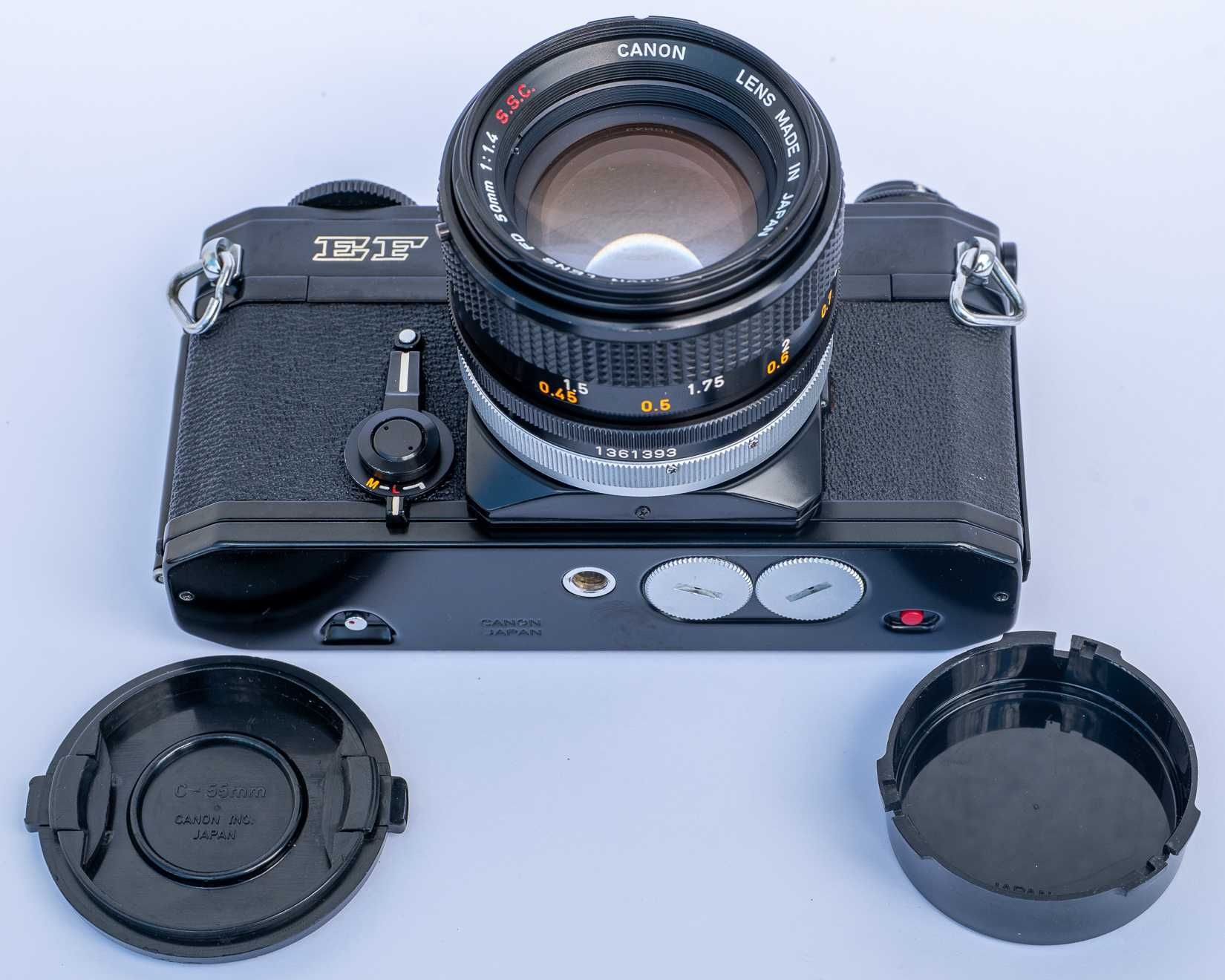 Aparat CANON EF (FD) + obiektyw 1,4/50 SSC- IGŁA STAN!