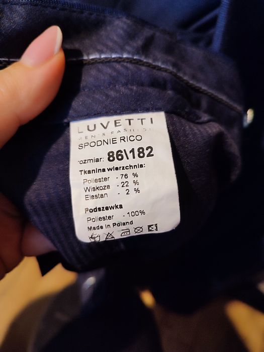 Garnitur męski, studniówka ,granatowy Rico Luvetti MEN 176/182