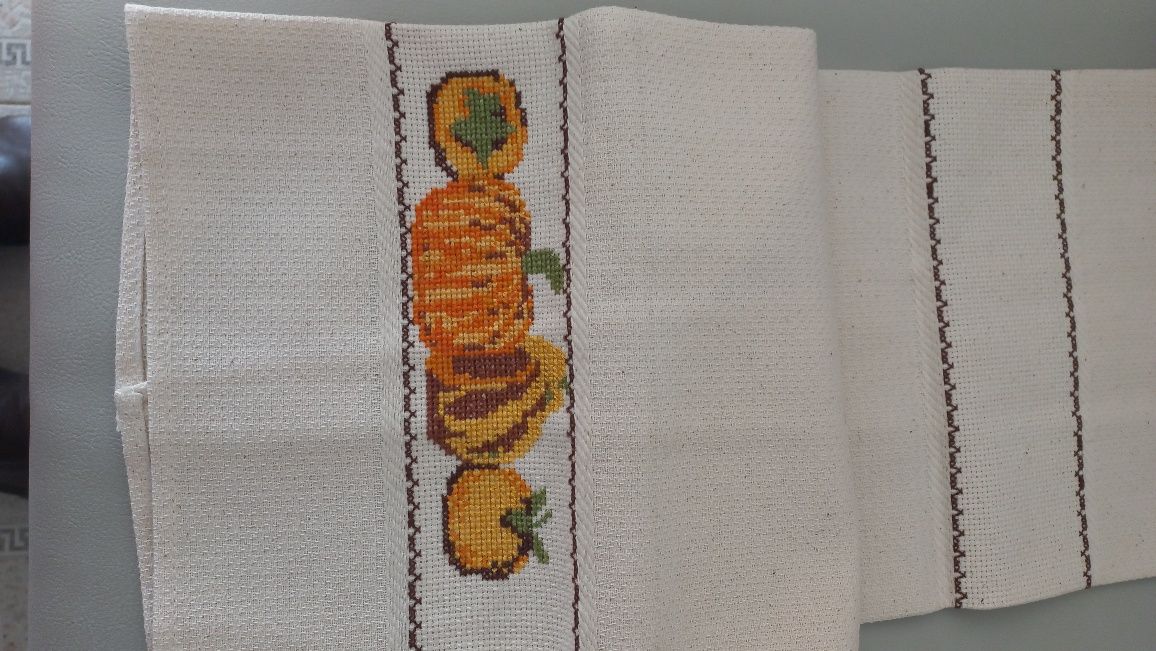 Pano cozinha novos bordados à mão