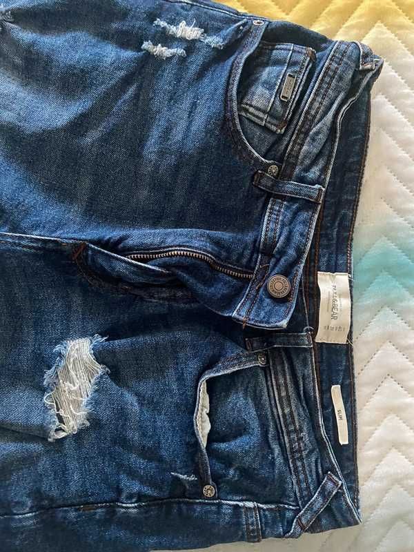 Calções de ganga pull and bear
