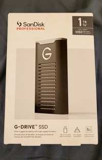 Dysk zew 1 TB G-DRIVE SSD SanDisk Professional nowy
Dysk zew 1 TB G-DR