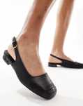 Asos Design 38 Czarne Balerinki Z Paskiem Landon Q281