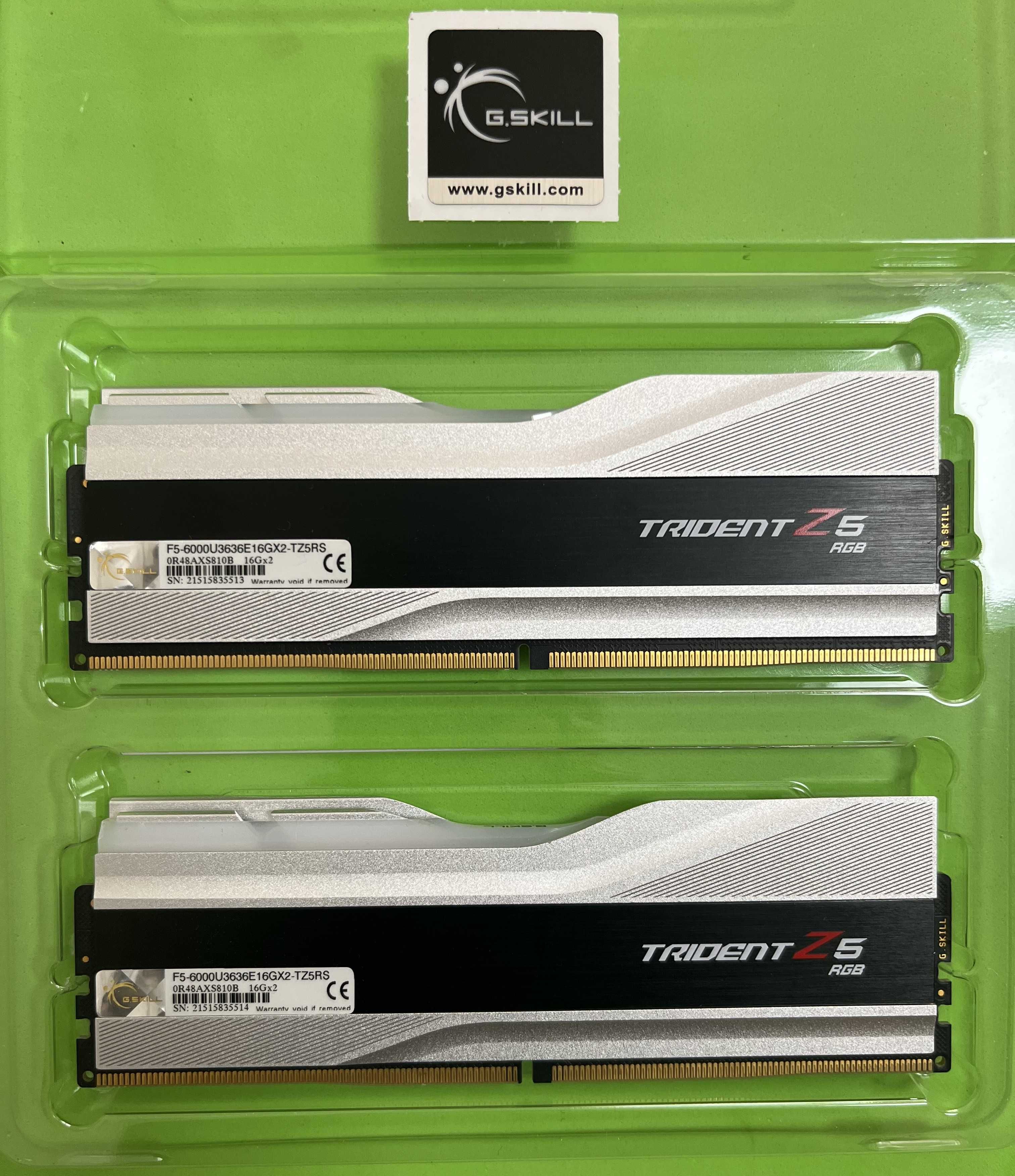G.Skill Trident Z5 RGB DDR5 32GB (2x16) 6000MHz