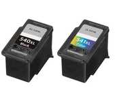 Tinteiros Pack 2 tinteiros Canon PG540XL preto e CL541XL c