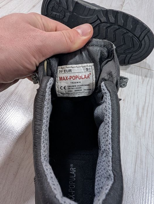 Buty robocze skórzane max-popular