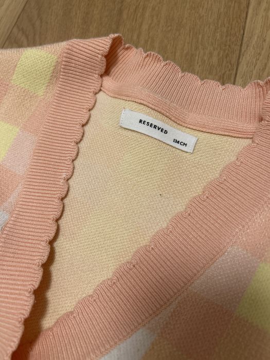 Zestaw sweter 134 spodnica 128 reserved