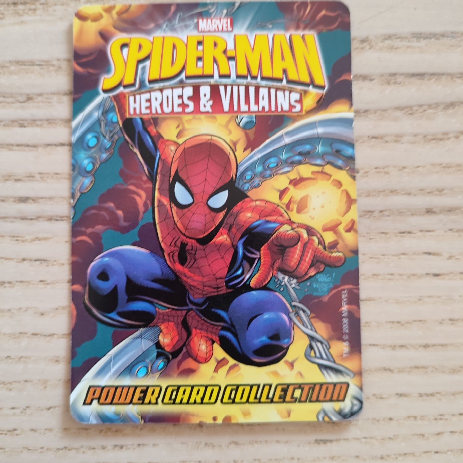 Conundrum kolekcjonerska karta ze Spiderman Heroes & Villains Marvel