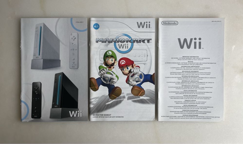 Manual de Instruções Wii Mario Kart