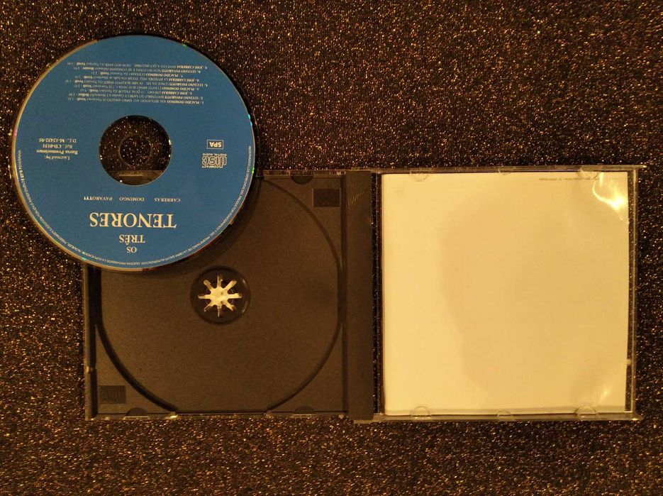 CD's: Mozart, Os Três Tenores, Carlos do Carmo
