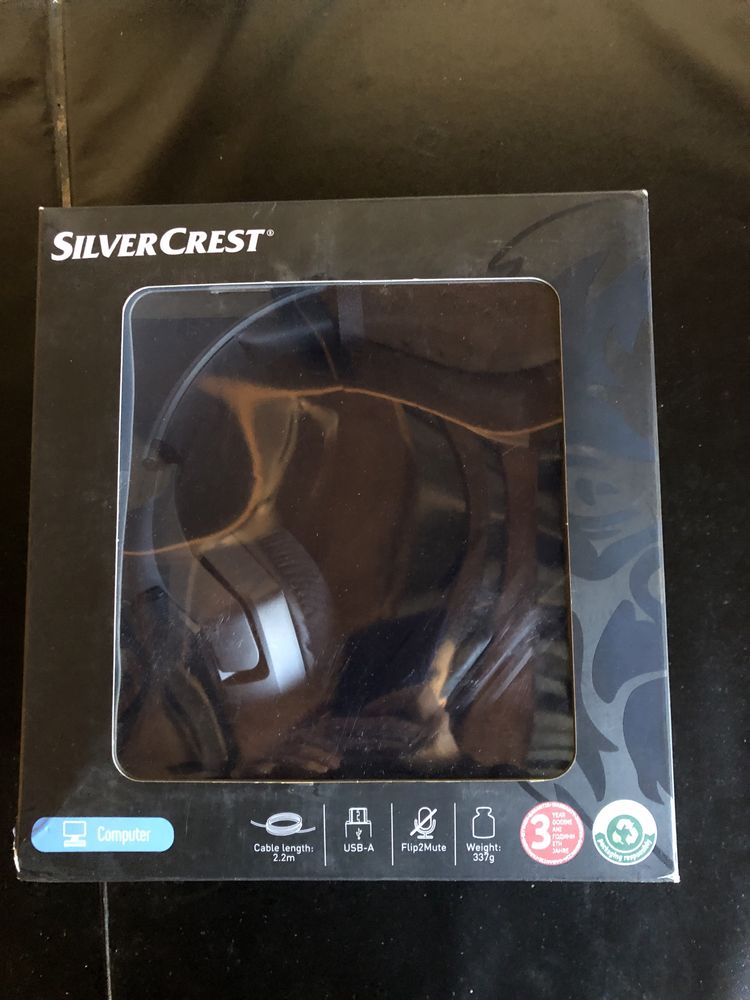 Наушники игровые с микрофоном SilverCrest