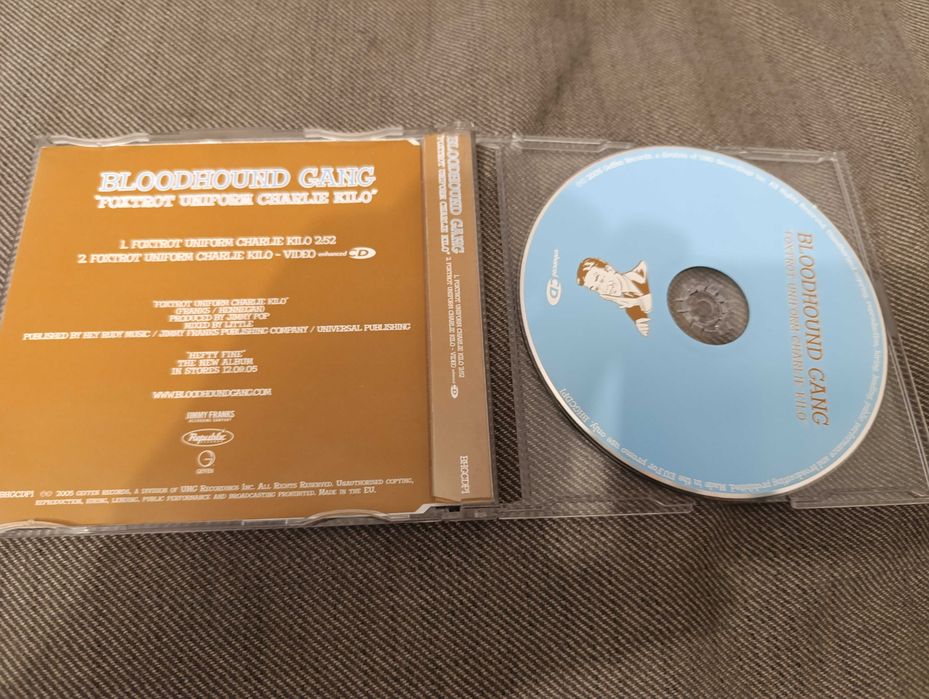 BLOODHOUND GANG - Foxtrot Uniform Charlie Kilo Singiel CD/DVD PROMO