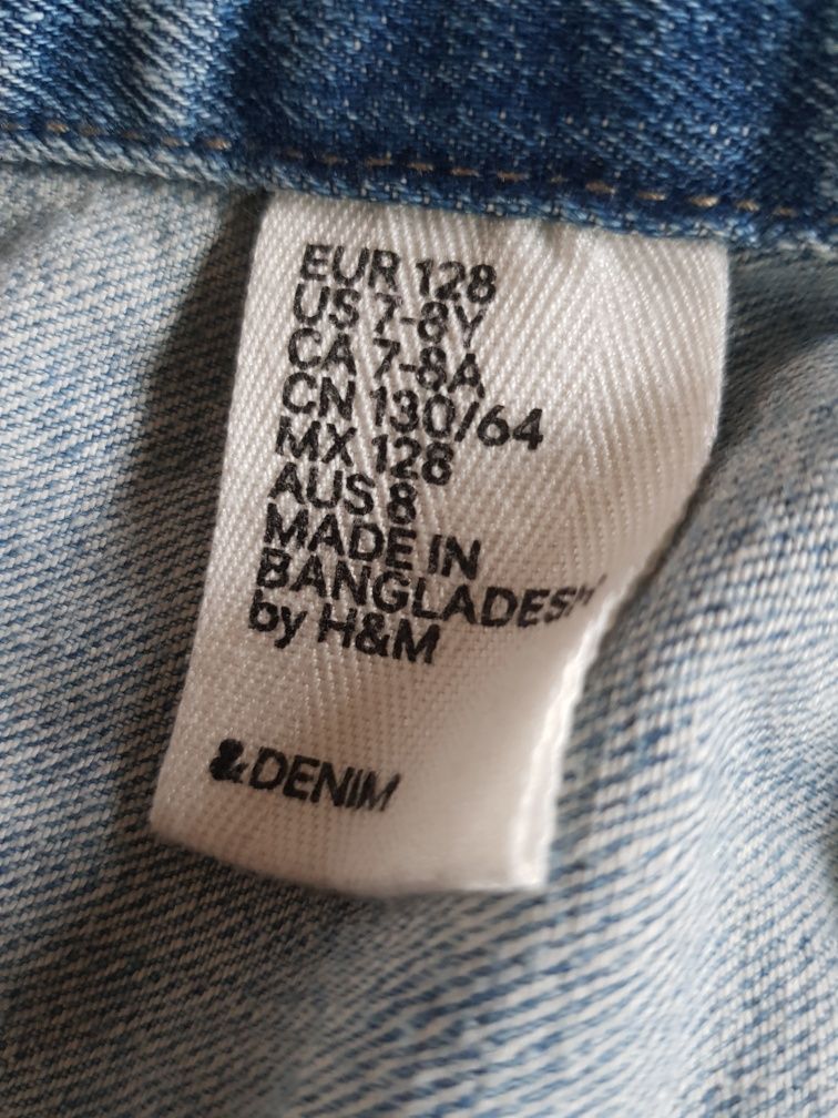 Джинсовий піджак H&M на дівчинку, джинсова куртка, джинсовка