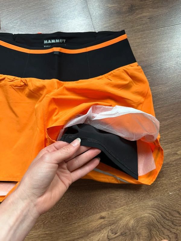 Damskie spodenki szorty do biegania Mammut Aenergy TR 2 in 1
