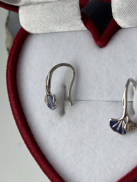 Kolczyki kwiatek kwietuszek apart w kruk eleganckie srebro 925 nowe