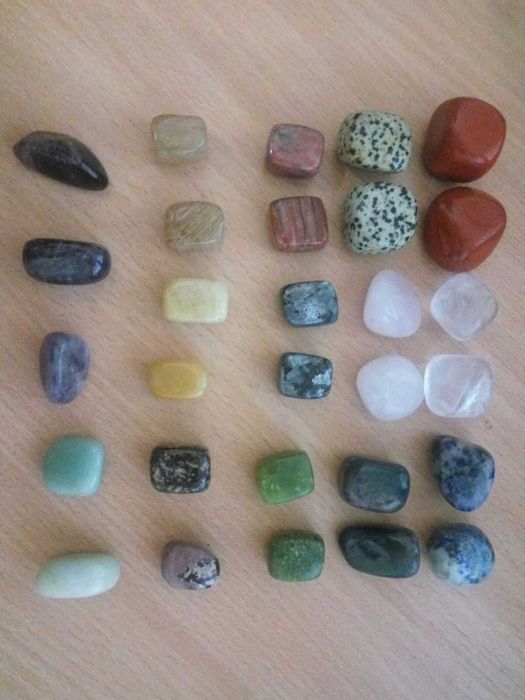 Коллекция камней галтовка