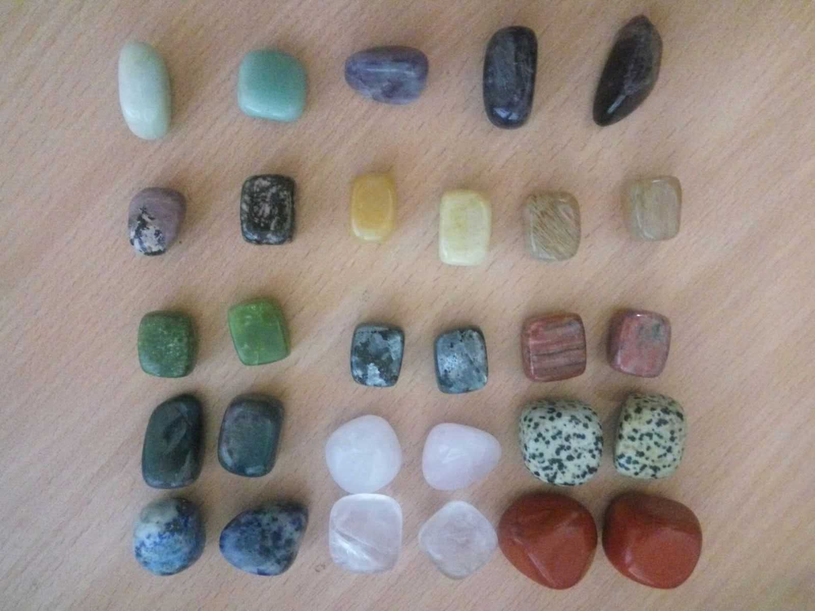 Коллекция камней галтовка