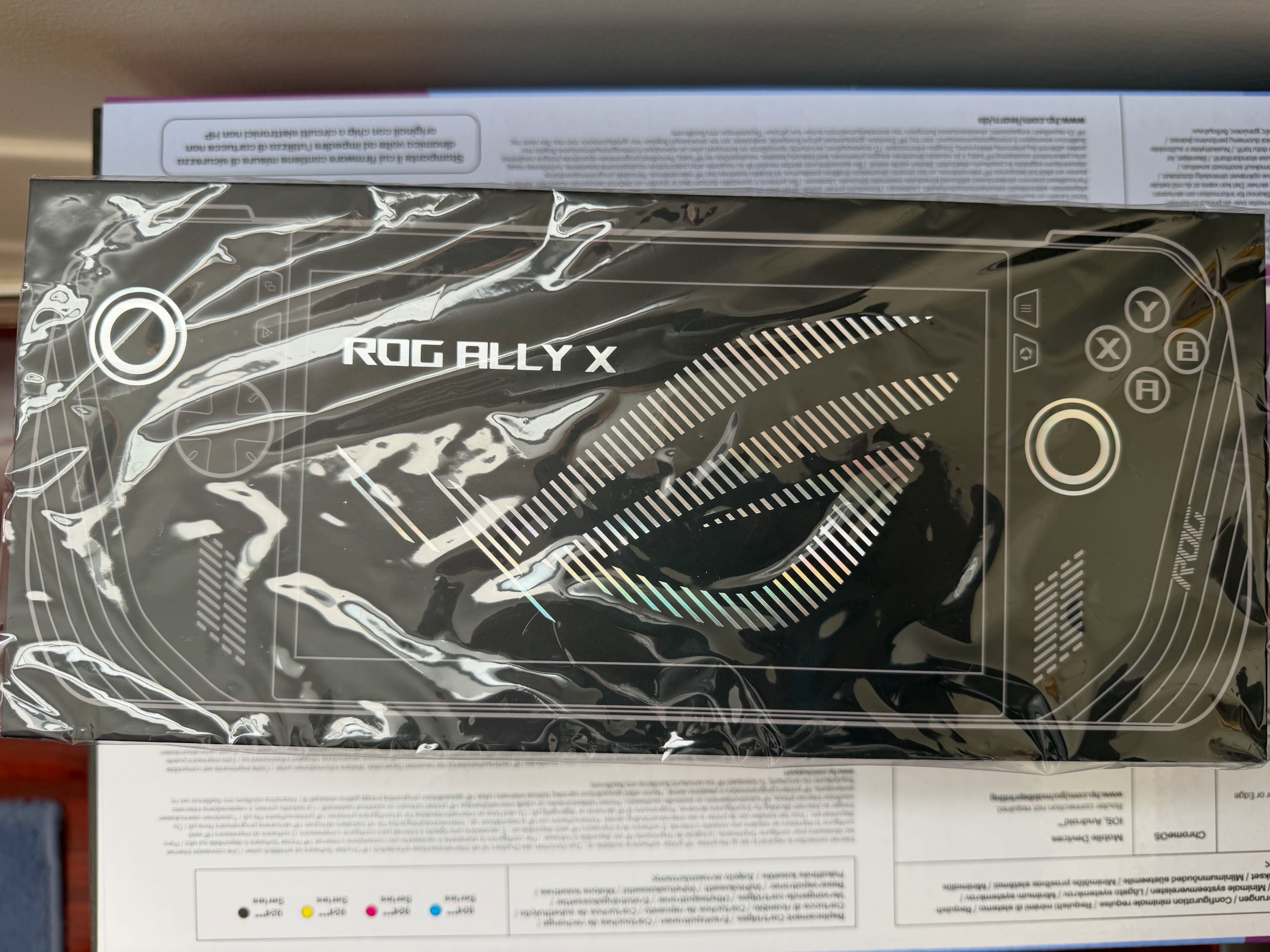 ROG ALLY X 7"RYZEN Z1 EXTREME C6 meses garantia 2,5 anos fatura caixa