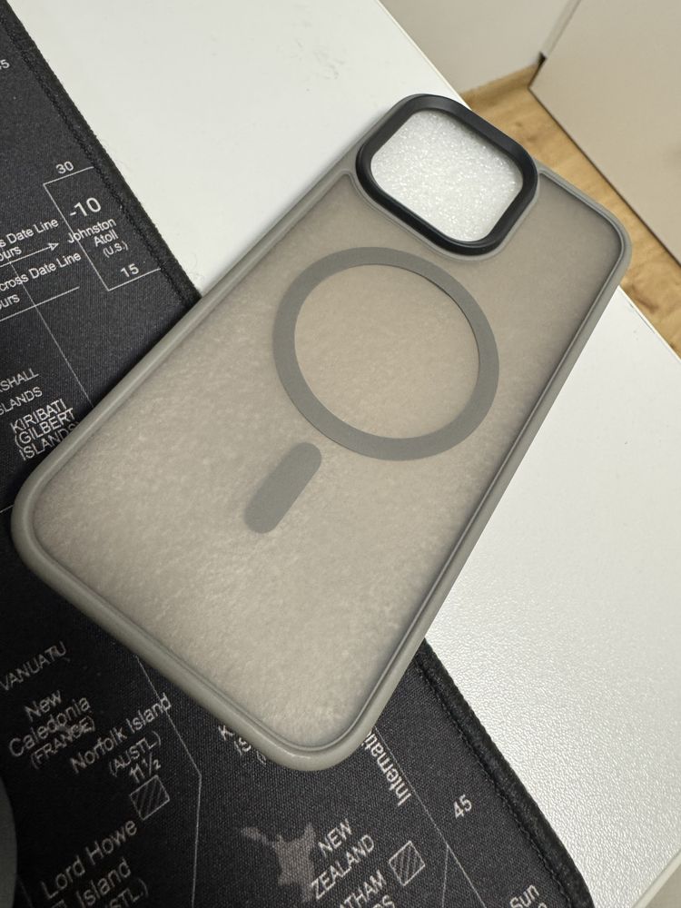 iPhone 15 Pro Max MagSafe etui naturalny tytan plecki matowe NOWE
