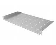 Półka do szary serwerowej RACK Eco stała 1U 19" 300 mm szara StalFlex
