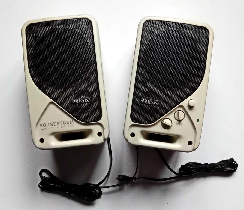 Колонки Primax Soundstorm HI-FI stereo 60W 4 OHM 1990-е годы