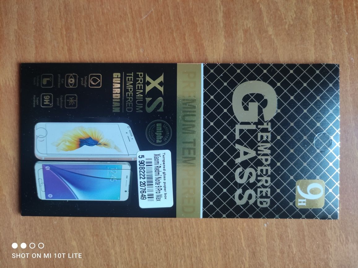 Capa (NILLKIN) + vidro temperado Xiaomi note 9 Pro / Note 9 Pro Max