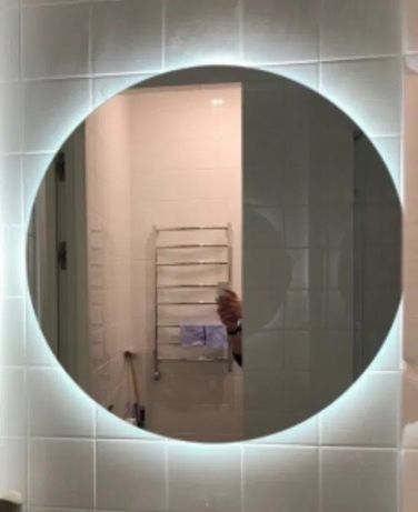 ‼️Акция! Зеркало круглое для ванной 500 мм-1330 грн Led подсветка‼️