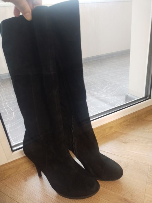 Замшевые ботфорты Аntonio Biagi