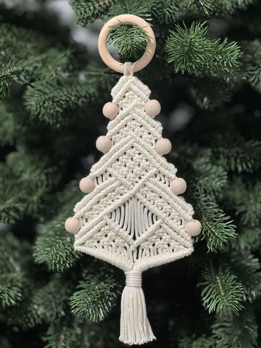 Ялинка макраме ручна робота