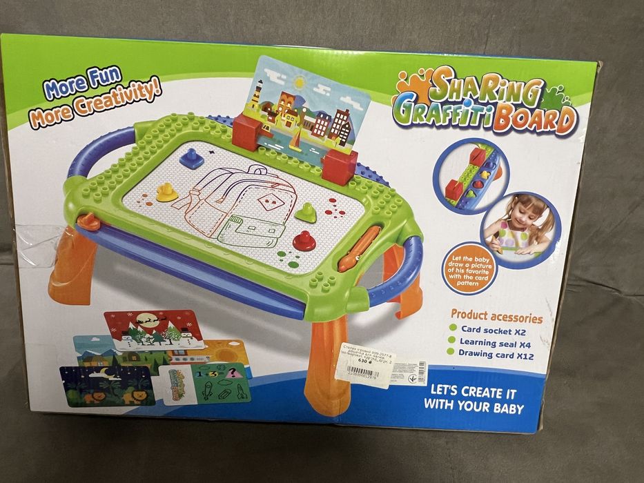 Игровой столик для рисования детский