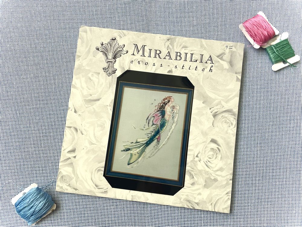 Оригінальна схема вишивки від Mirabilia “Mermaid of the Pearls”