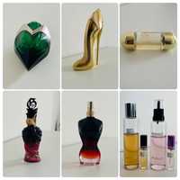 Perfume original, dividido em frascos de 5ml e 10ml