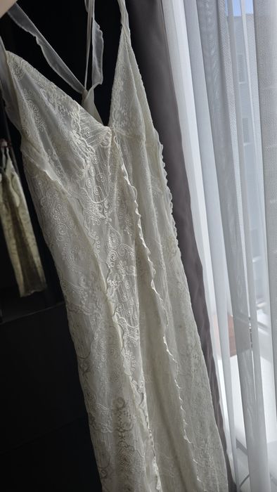 Сукня ZARA шикарна біла мереживна, весільна