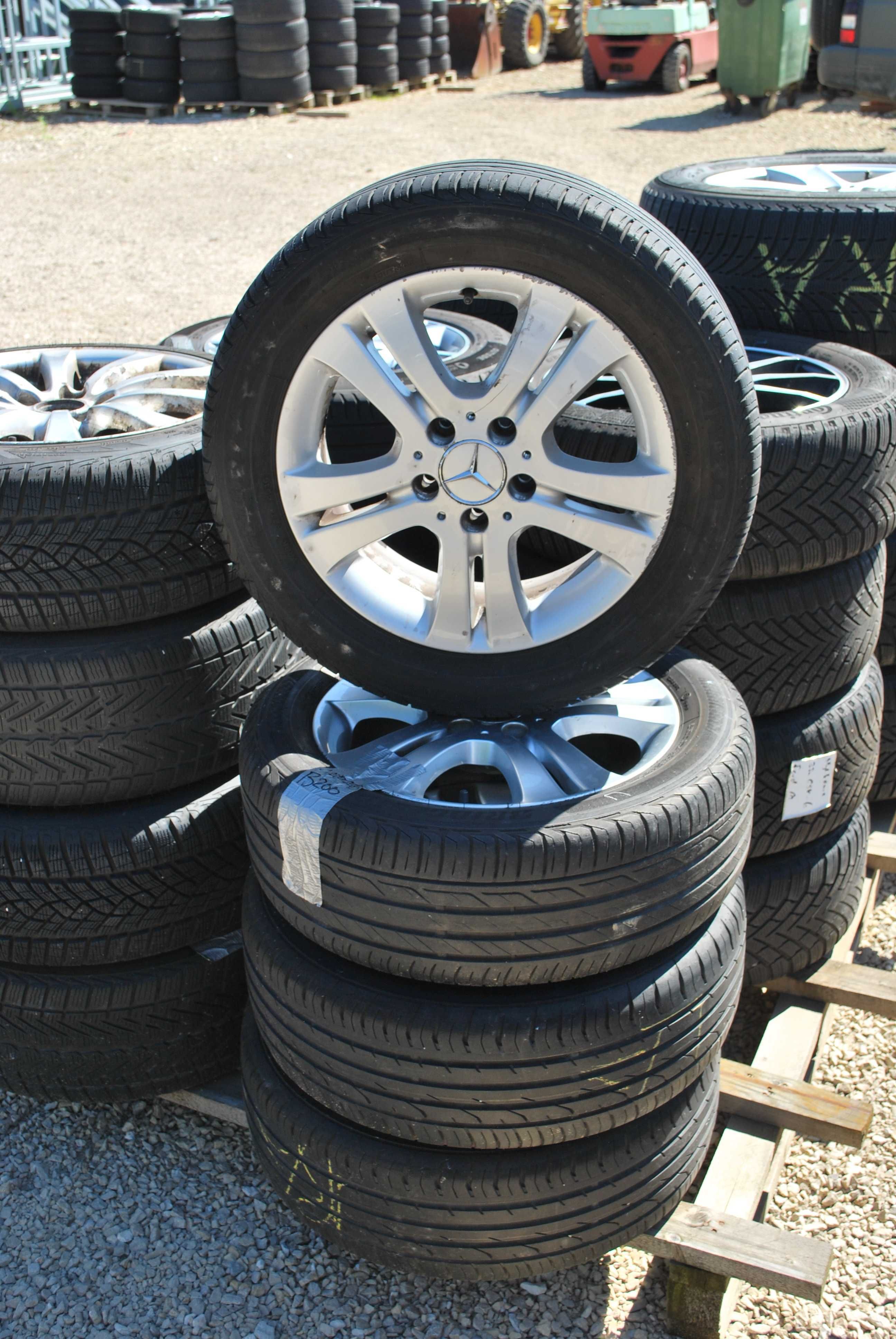 Koła 205/55 R16 5x112 Alufelgi + opony letnie Mercedes Seat Audi Skoda