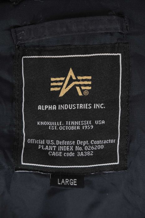Alpha Industries fleece hooded extreme cold weather alaska parka coat