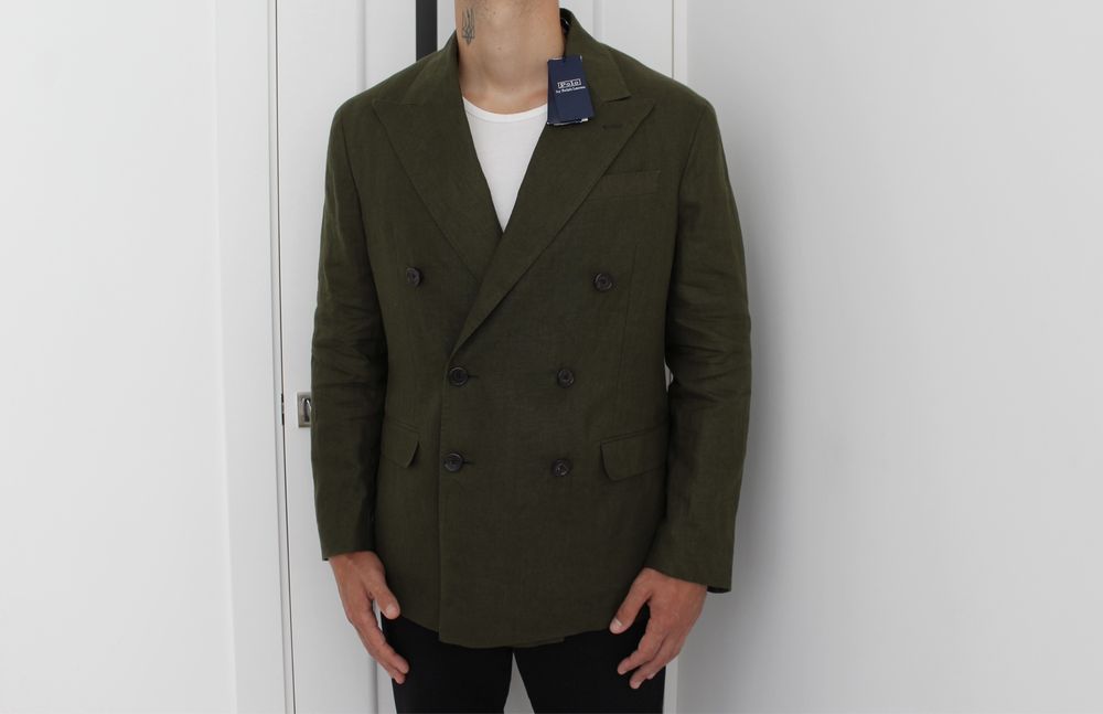Дивовижний чоловічий піджак Polo Ralph Lauren, льон, по ціннику 445€