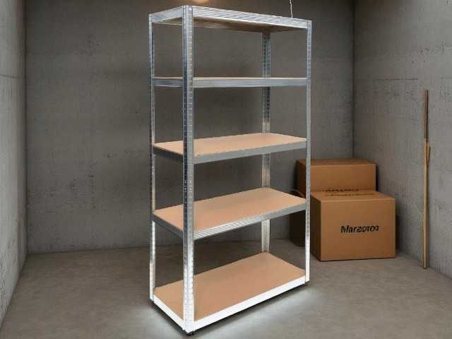Regał magazynowy garażowy do piwnicy NOWY 875kg 5 poziomów 180x90x40cm